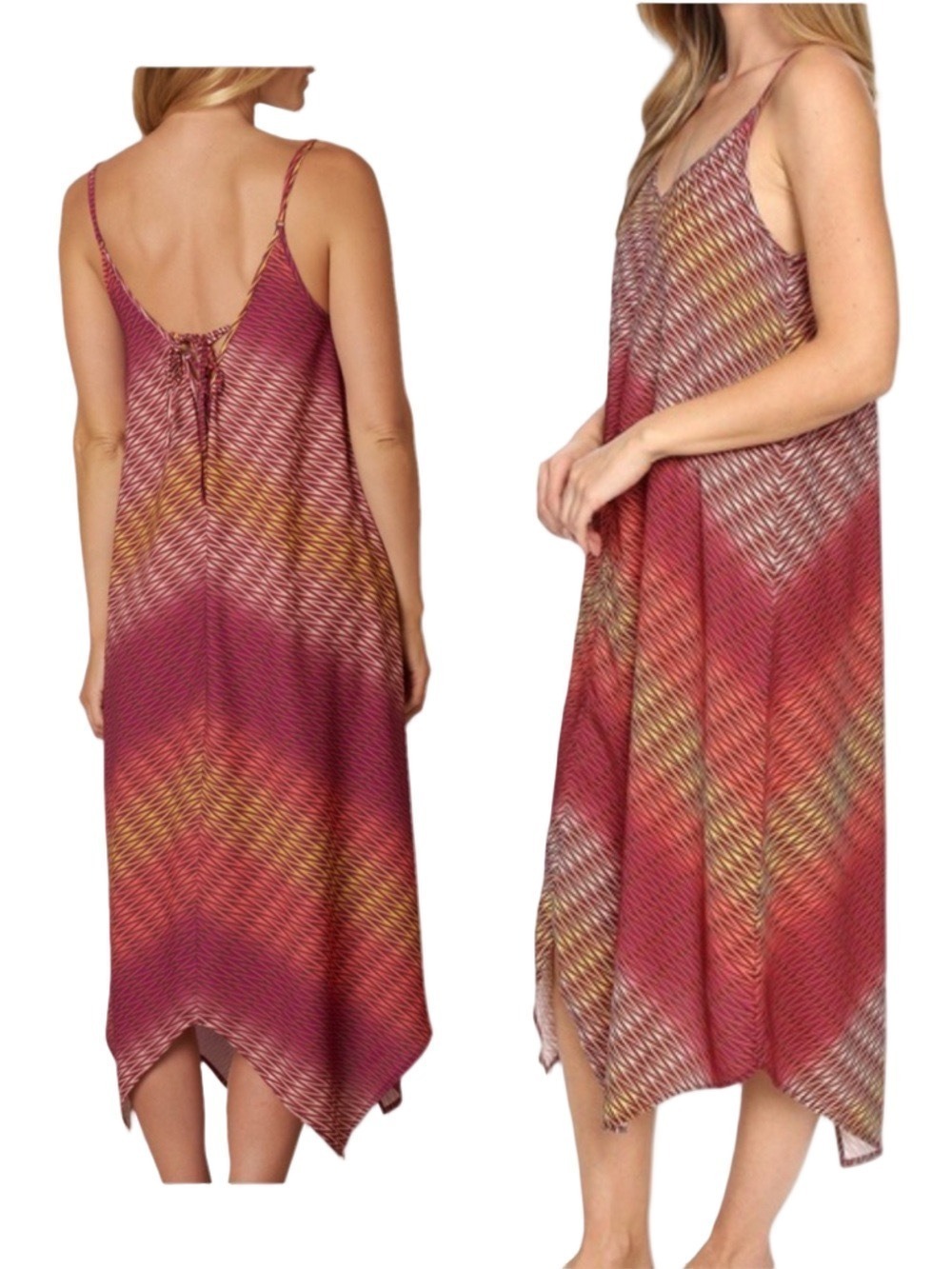 PRANA ‘Angelique’ Lace-Up Back Maxi Dress